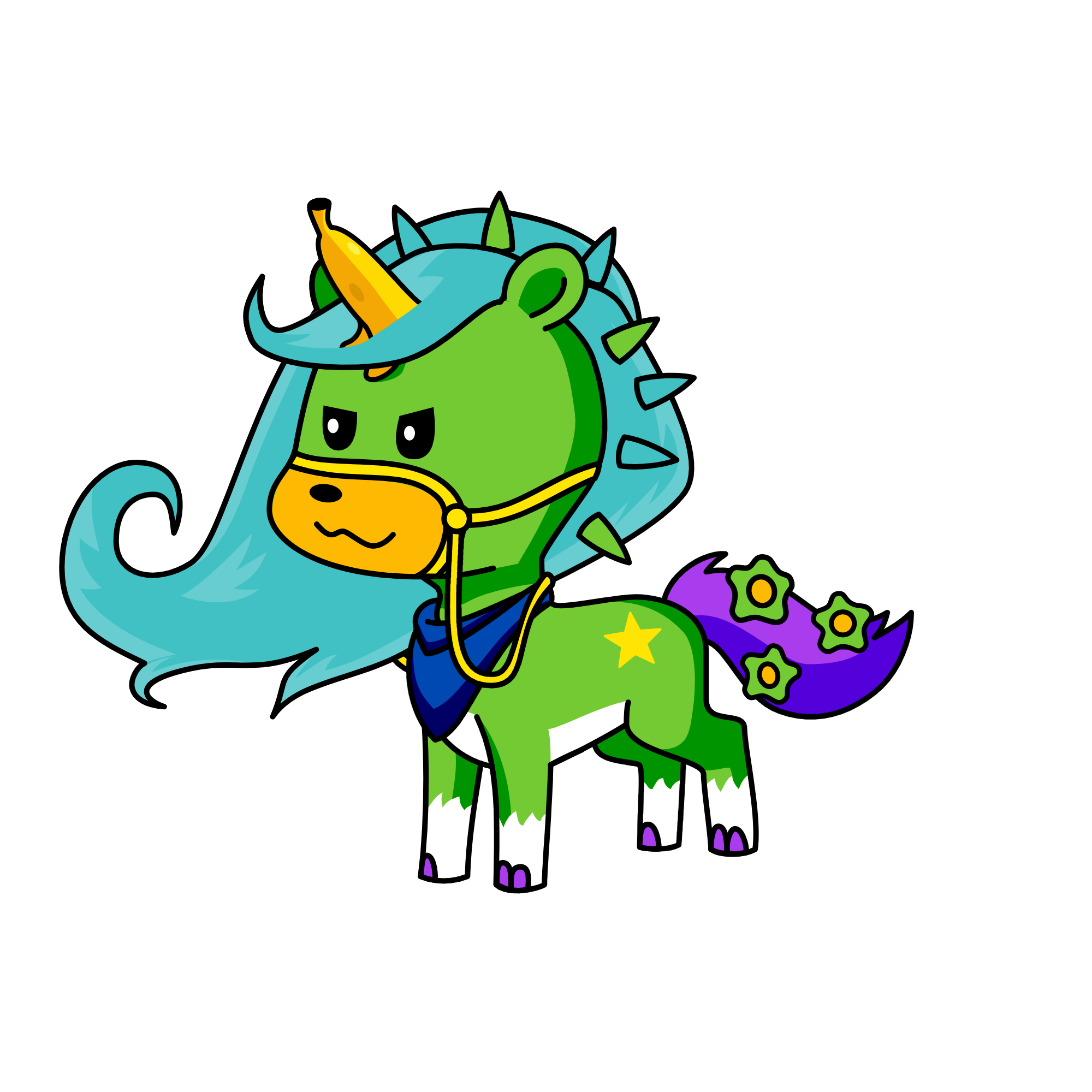 blah blah b;ah, the unicorn