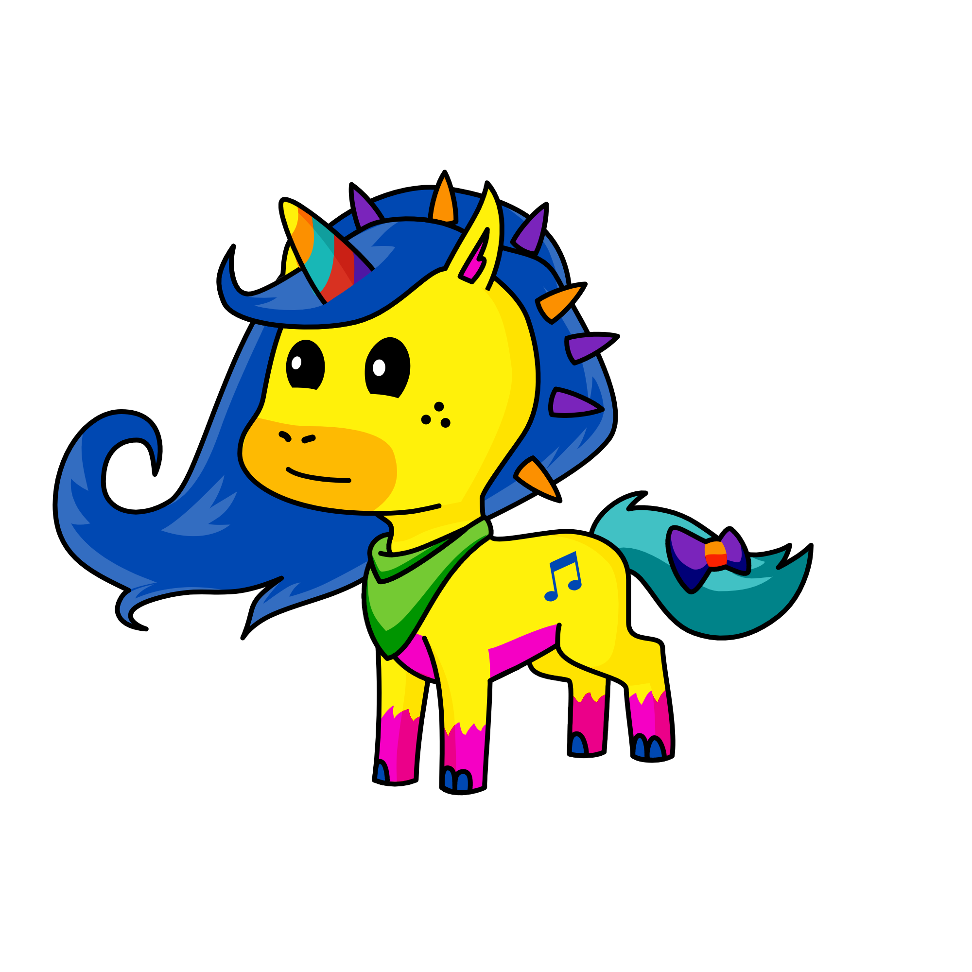 MELODY, the unicorn
