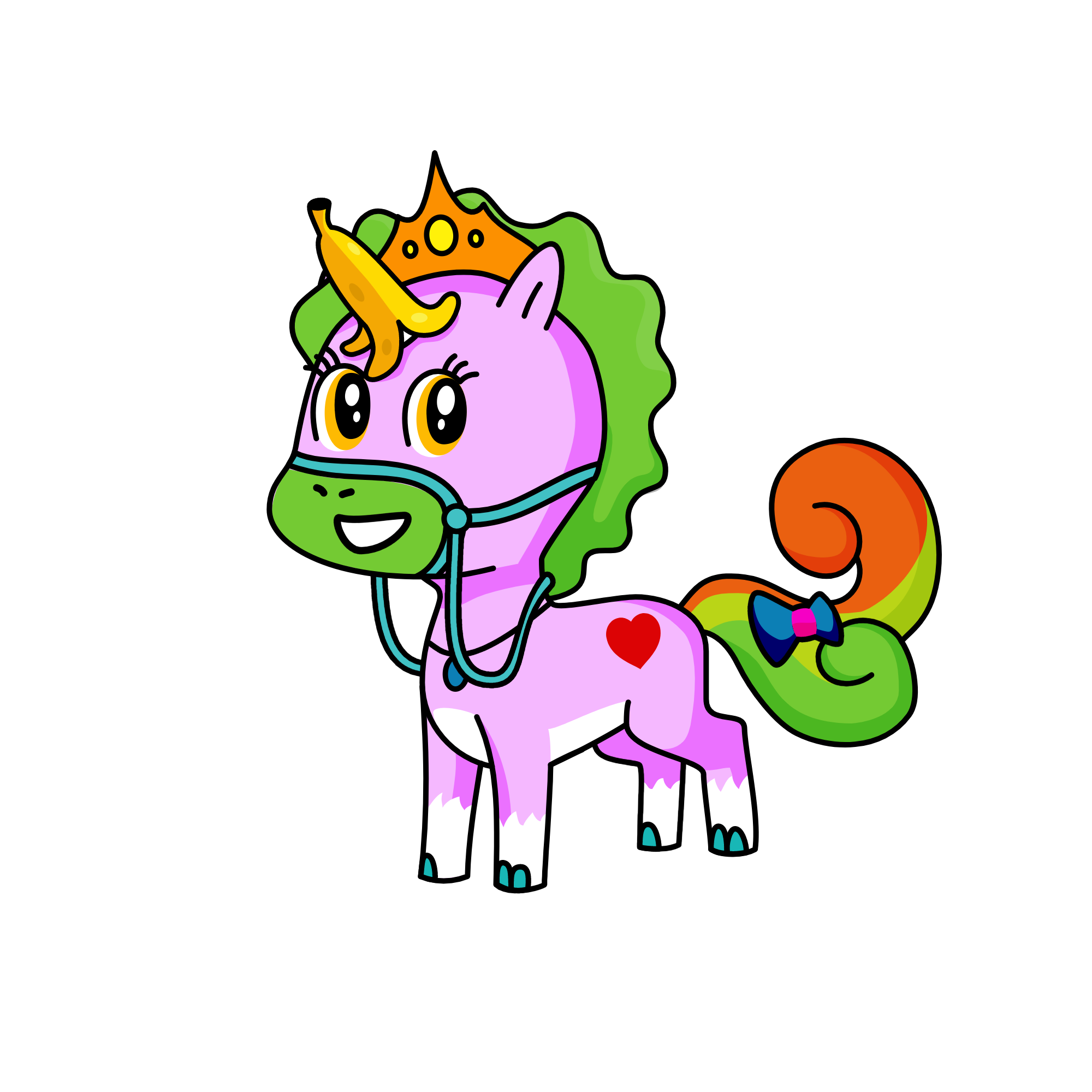 BANANA PRINCESS, the unicorn