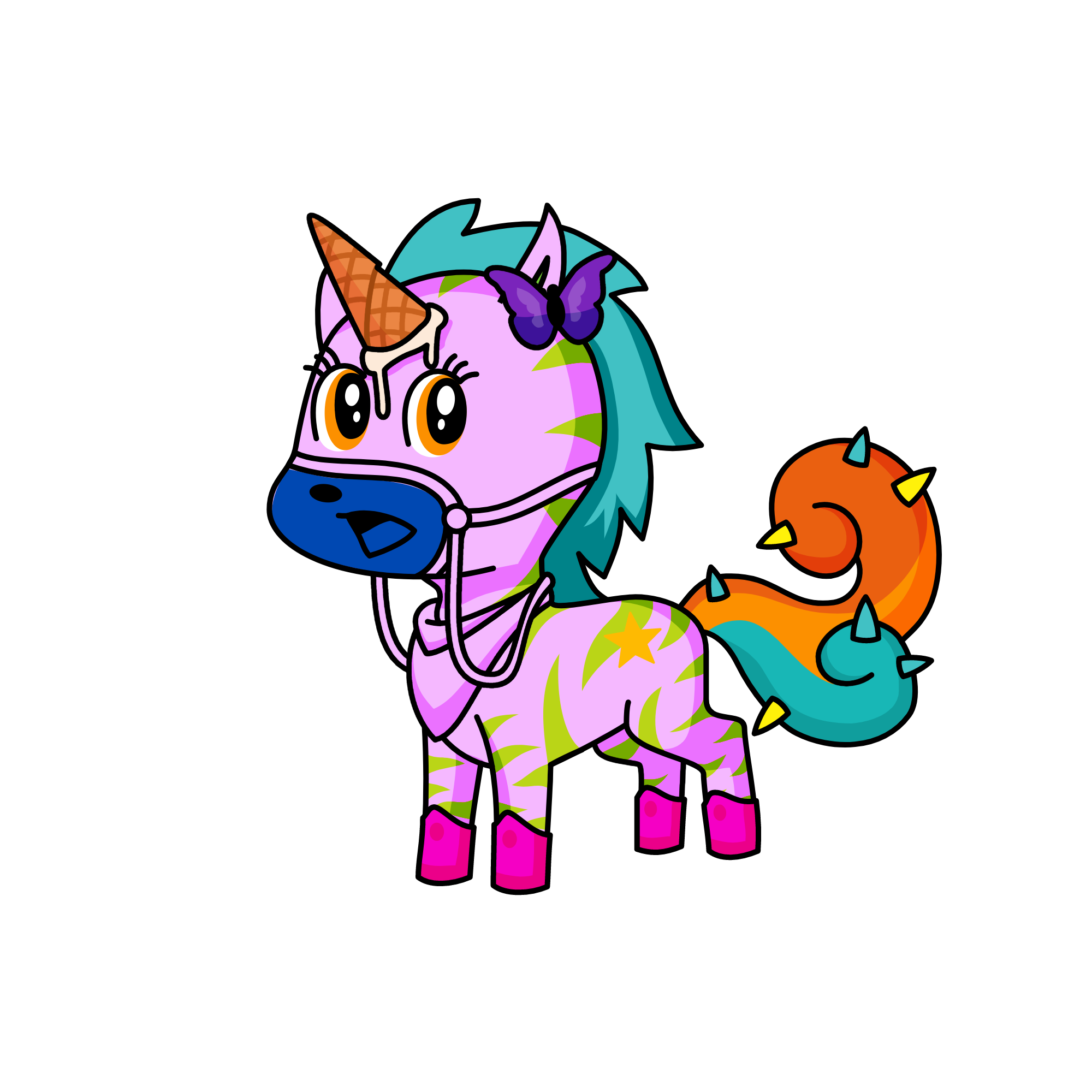 BBOMGZOMFABGLAMLOVEOMGGG, the unicorn