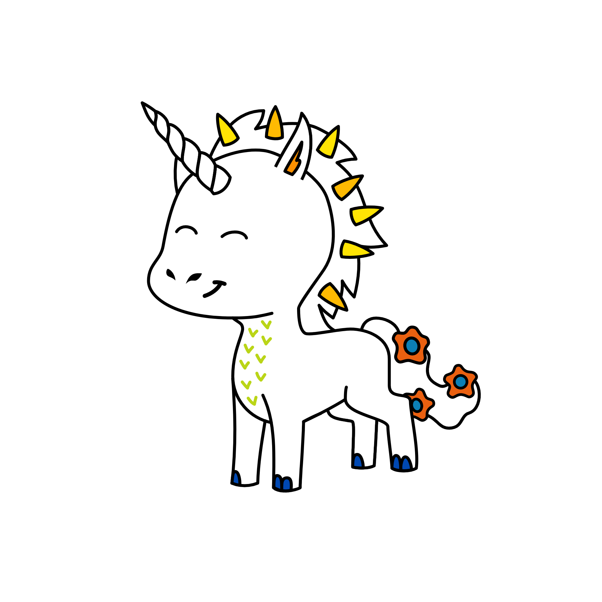 a, the unicorn
