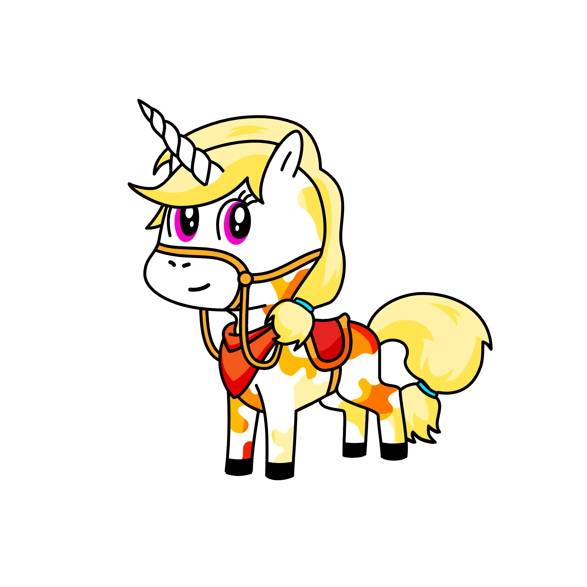 rose, the unicorn