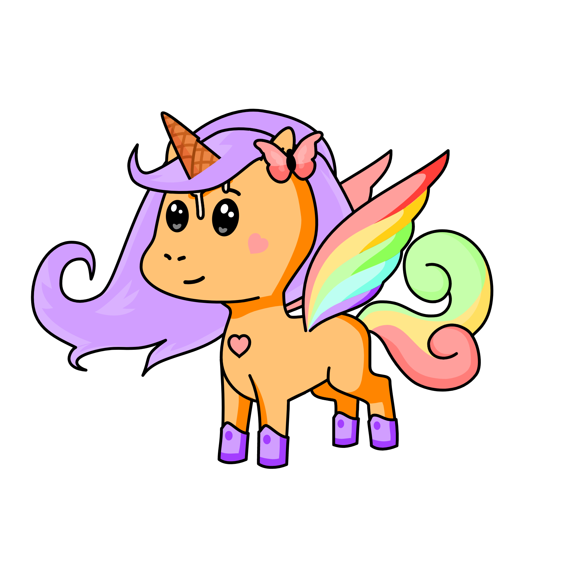 rainbow, the unicorn