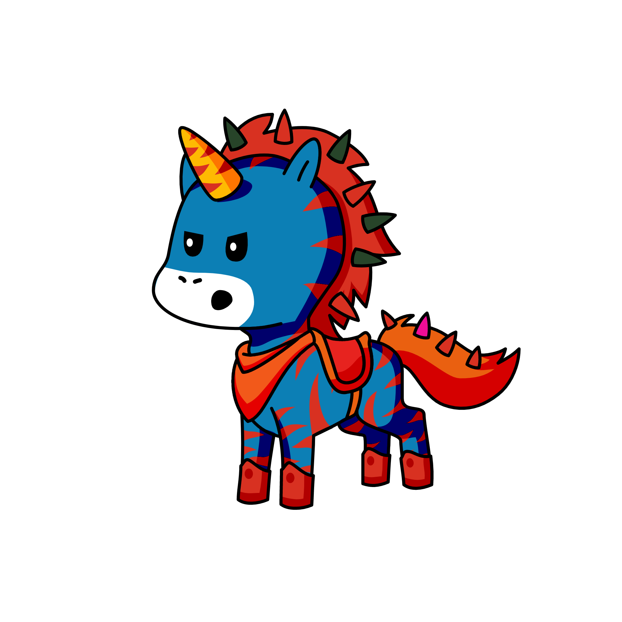 Rainbow Dash, the unicorn