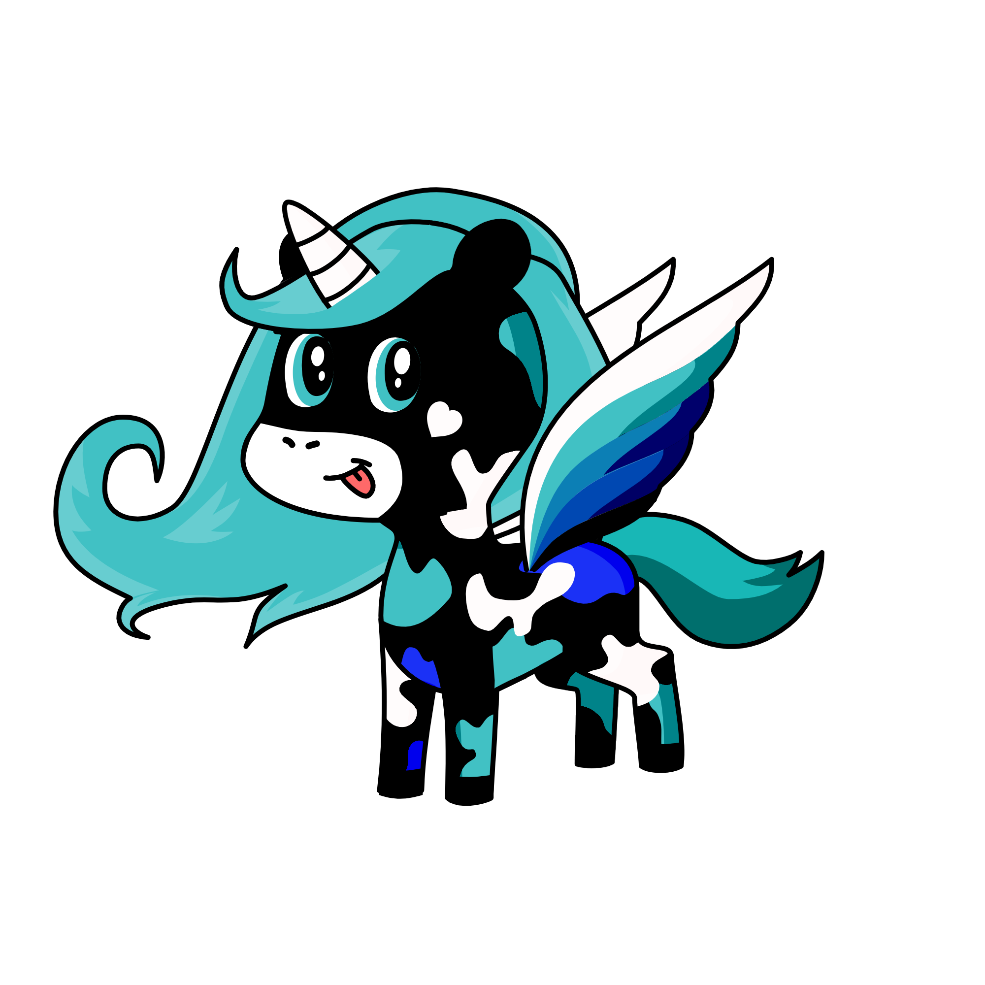 Aqua, the unicorn