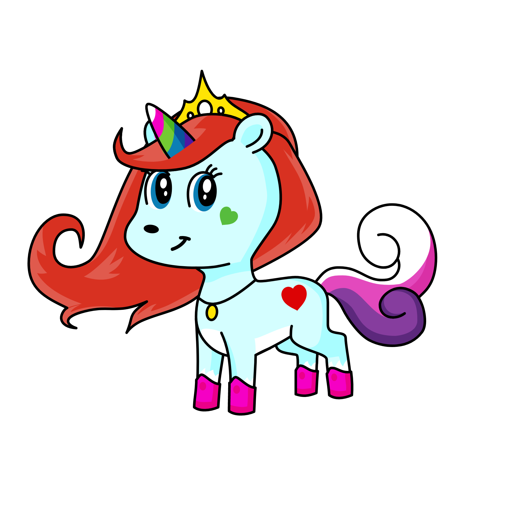 اليا, the unicorn