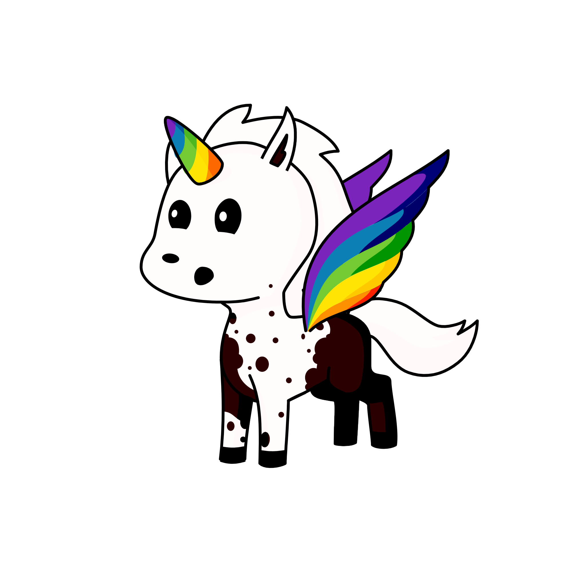 Rainbowcorn, the unicorn