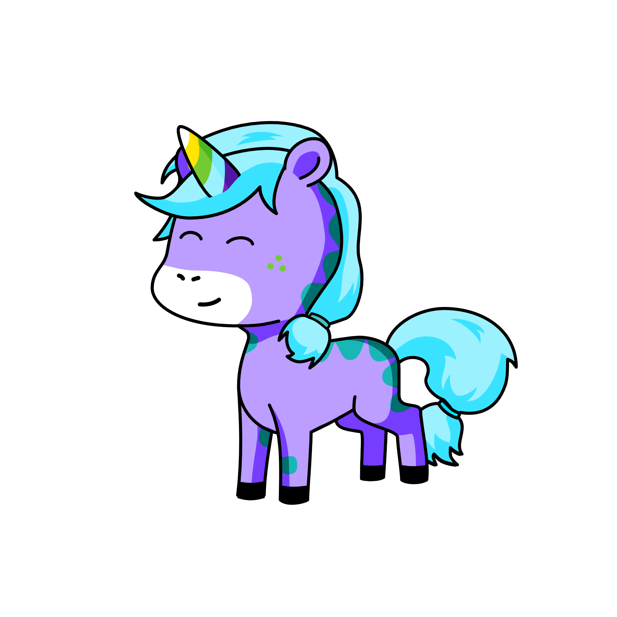 snow prince, the unicorn