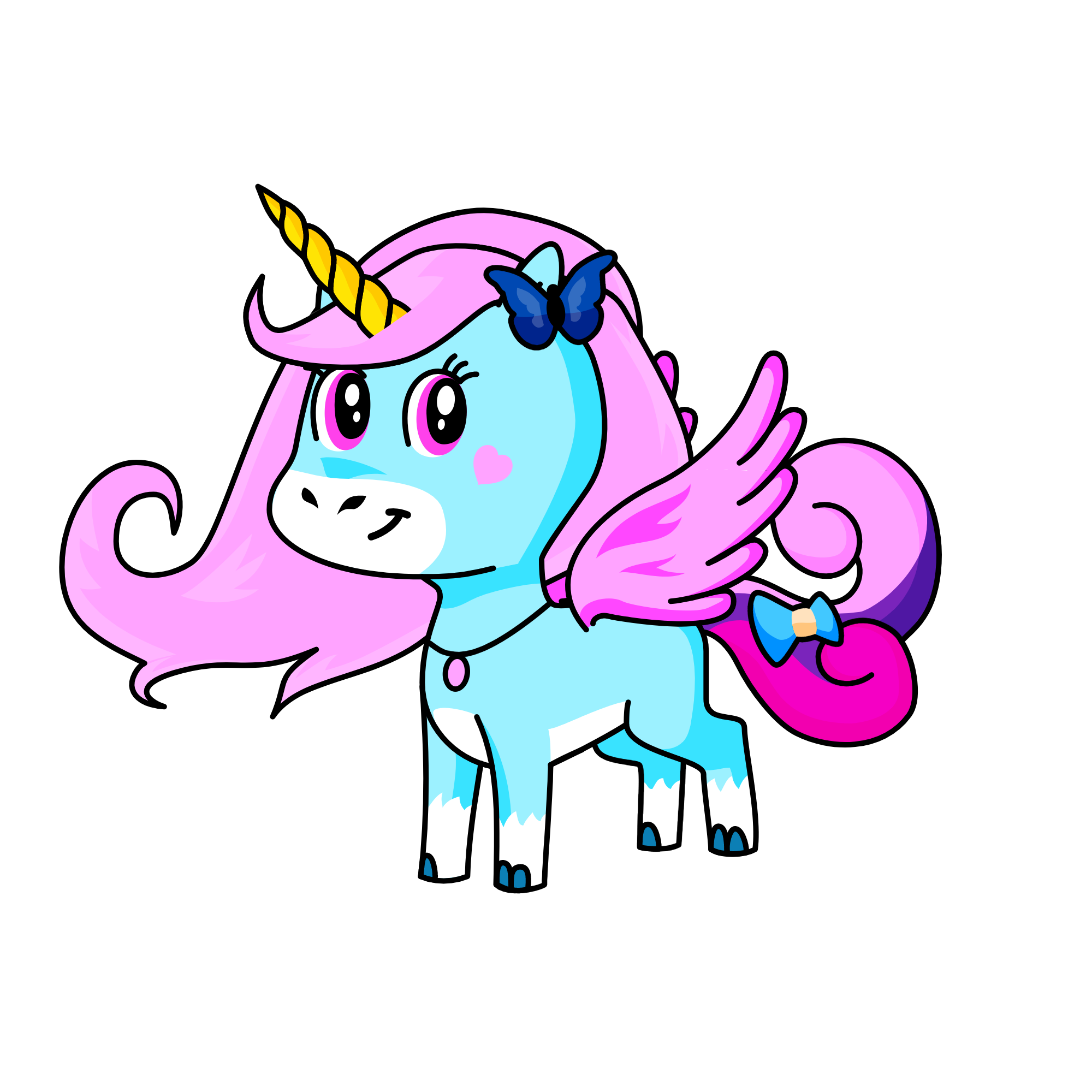 princess of the cloud, the unicorn
