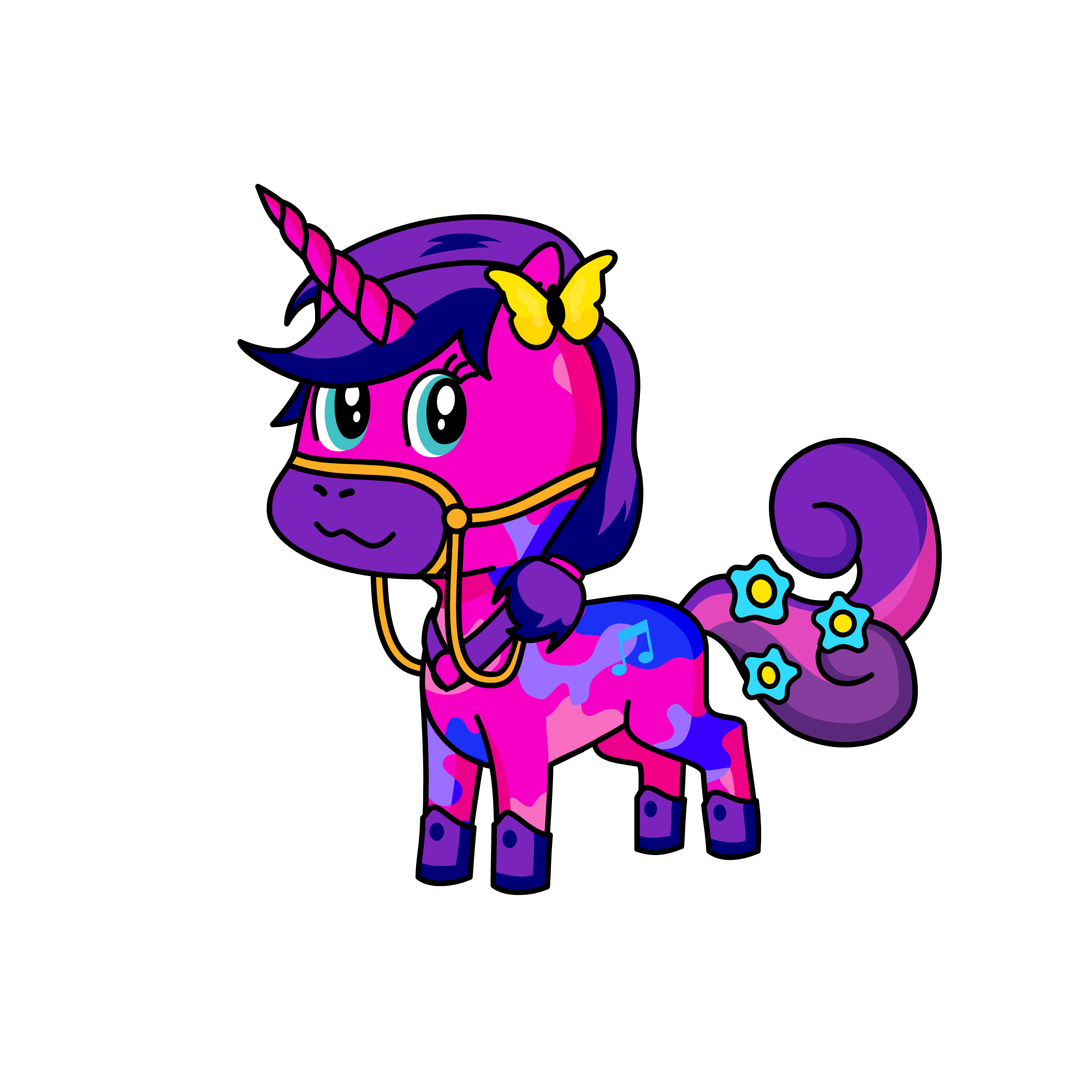 Amber, the unicorn