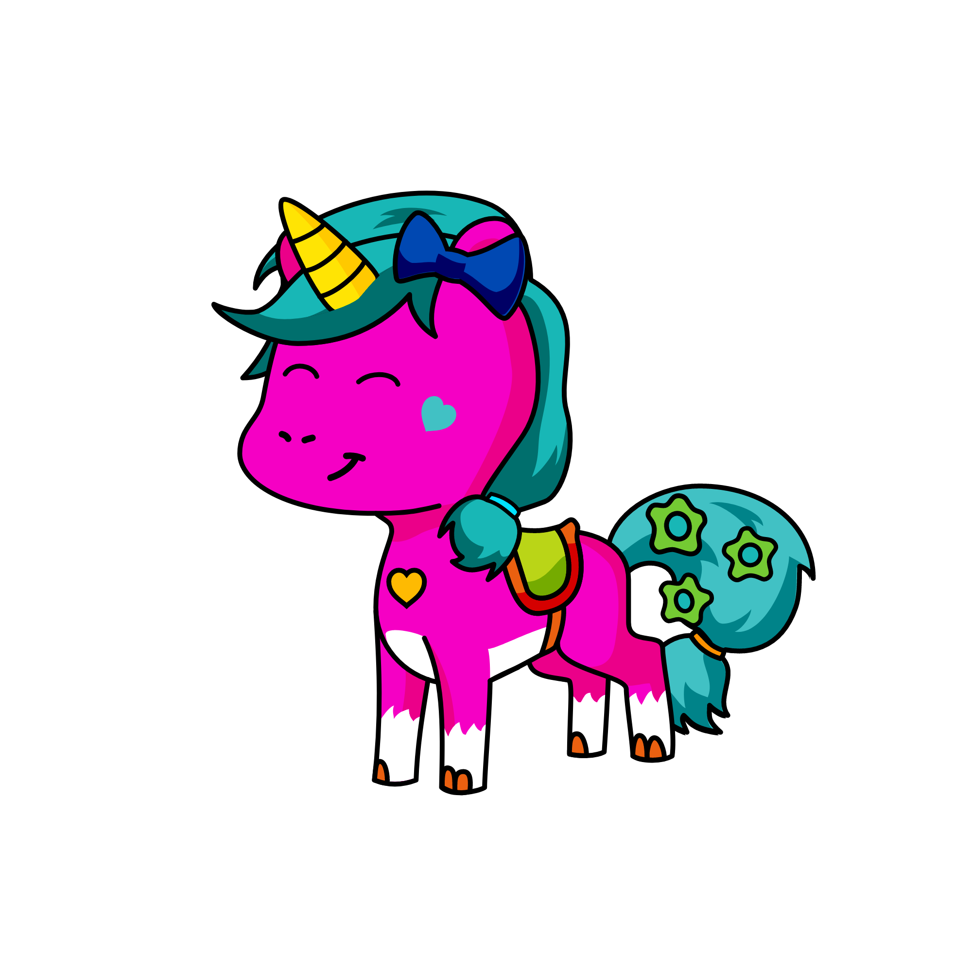 Amberry, the unicorn
