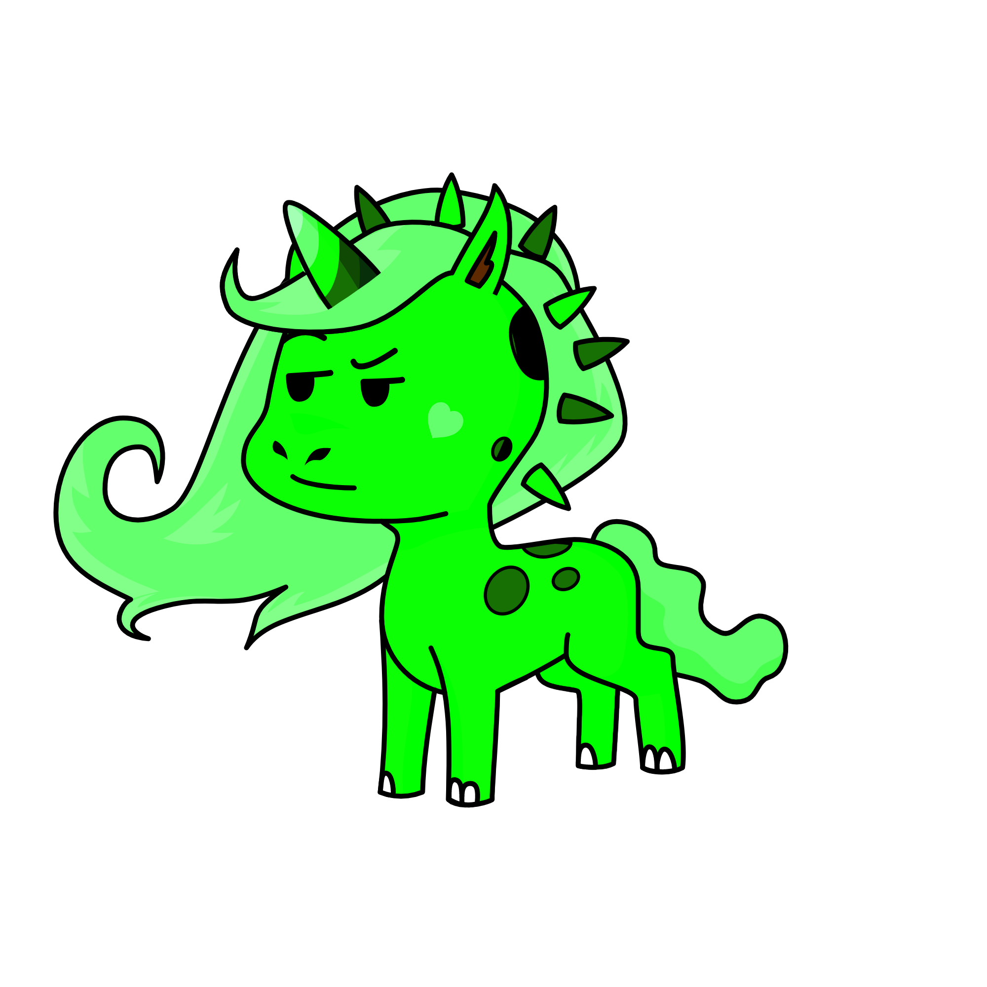 Jade, the unicorn