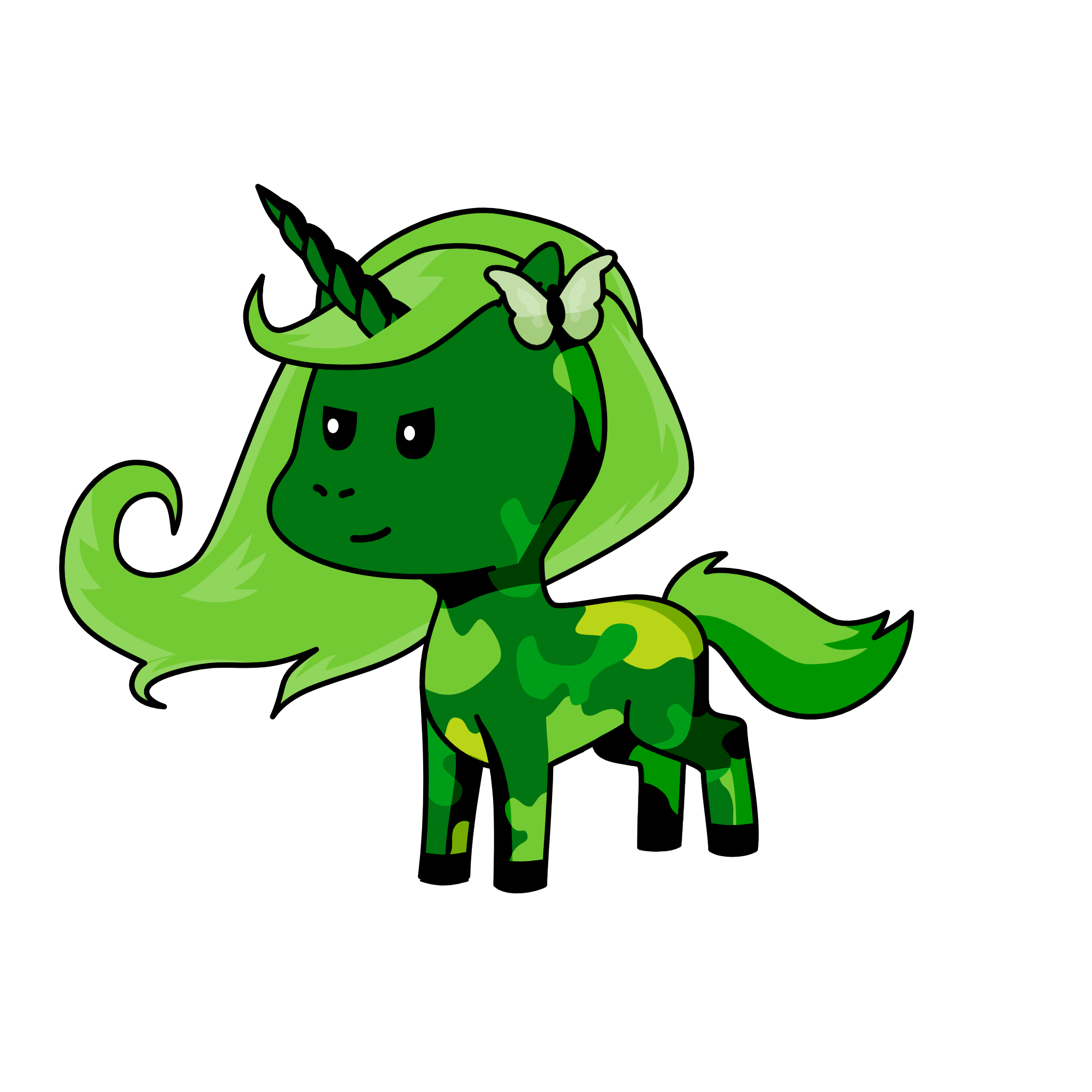 Camocorn Navywings, the unicorn