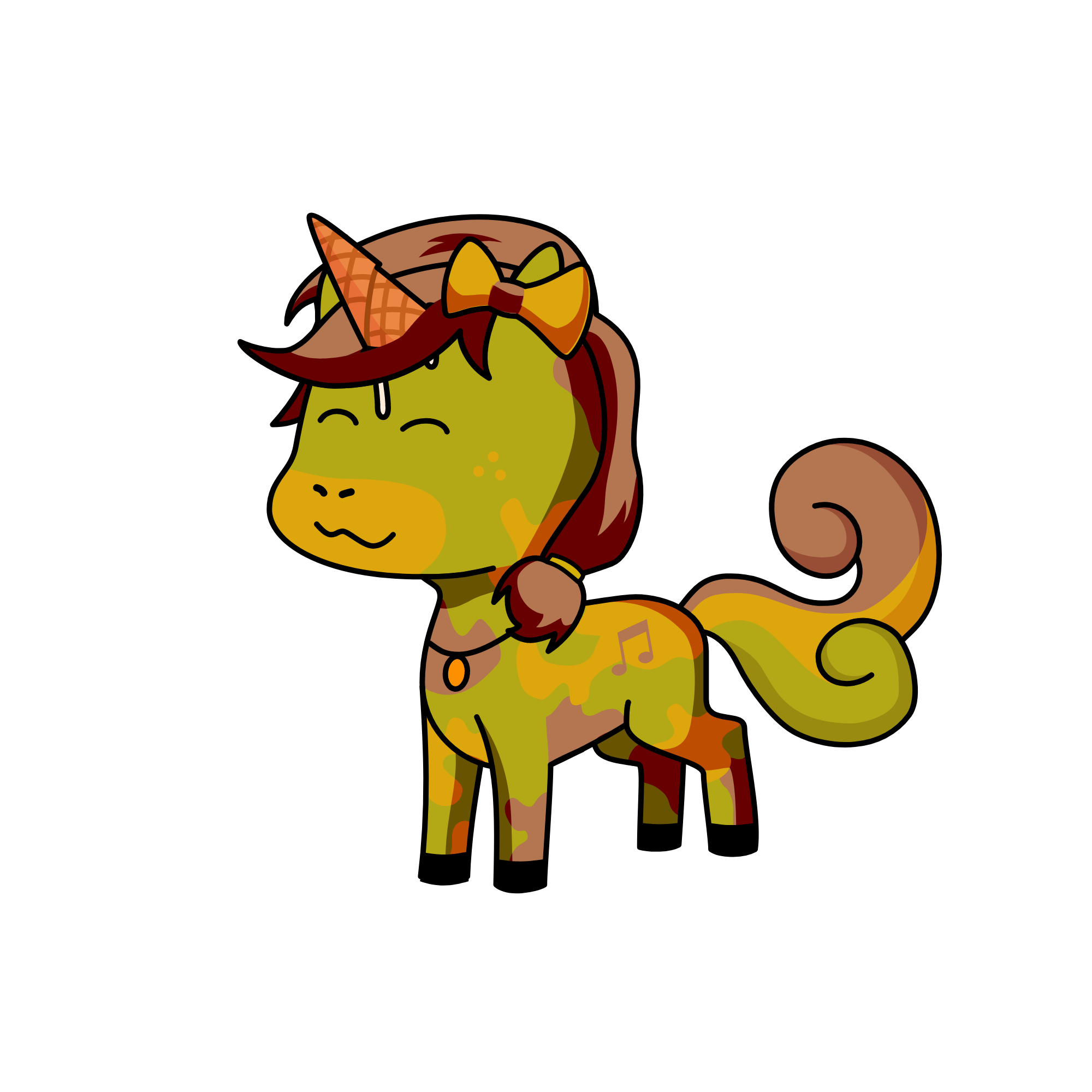 Caramel, the unicorn