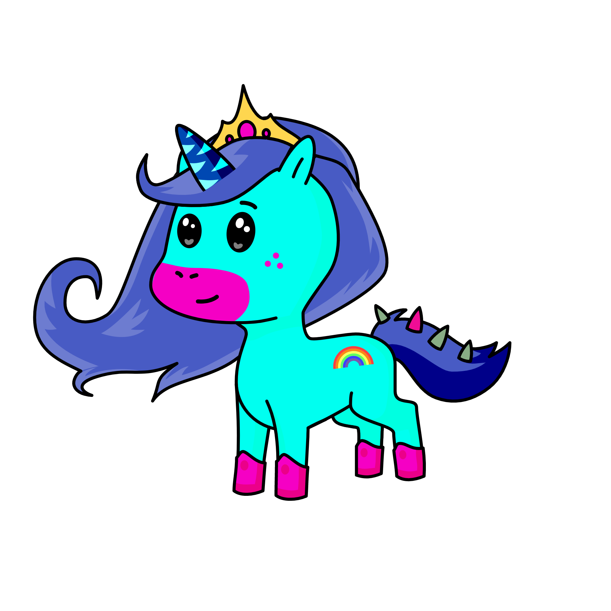 Sky, the unicorn
